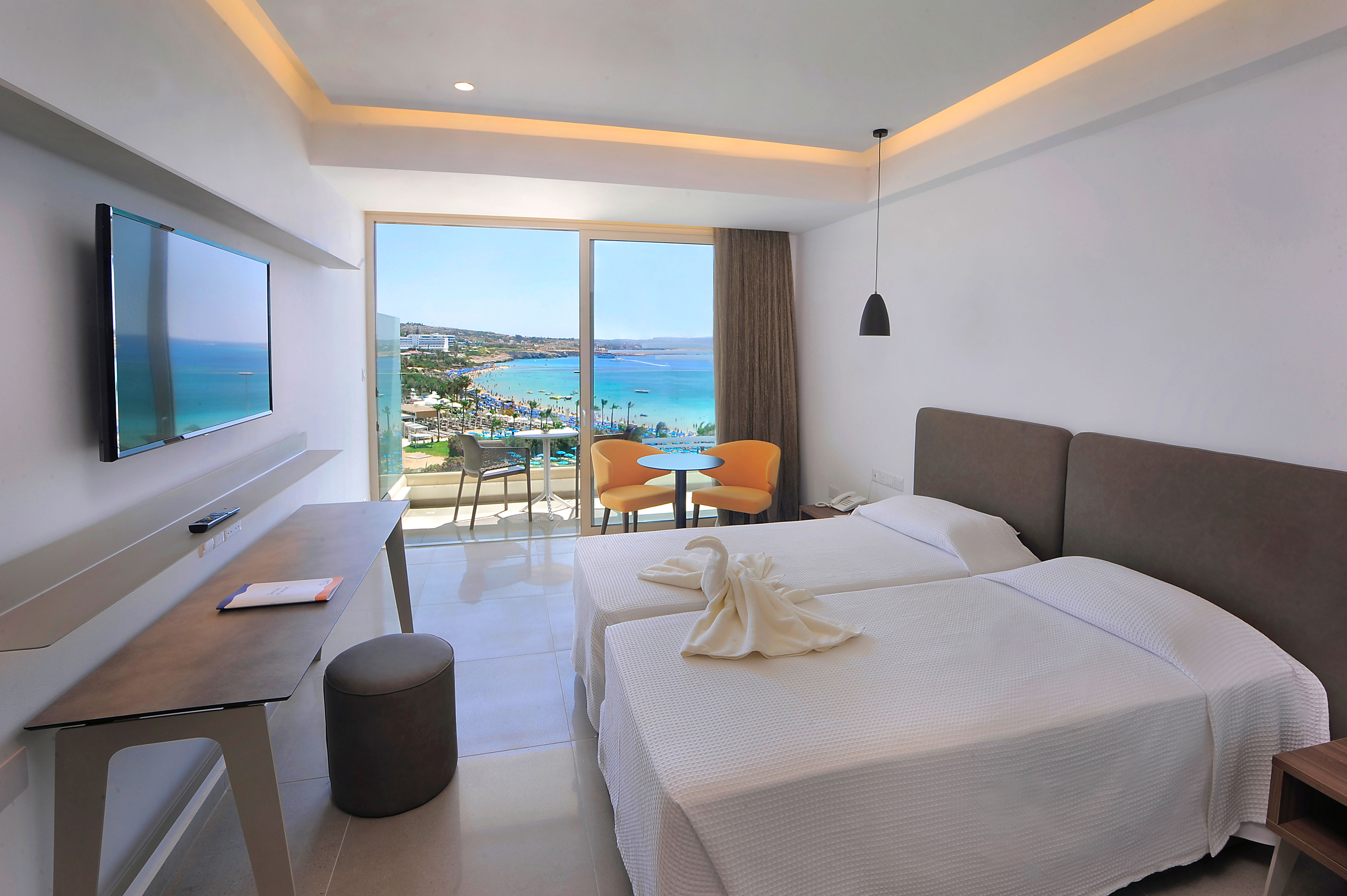 Nelia Beach Hotel | Luxury Sea View Room (5th Floor)